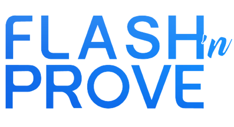 Logo de FLASH'N PROVE